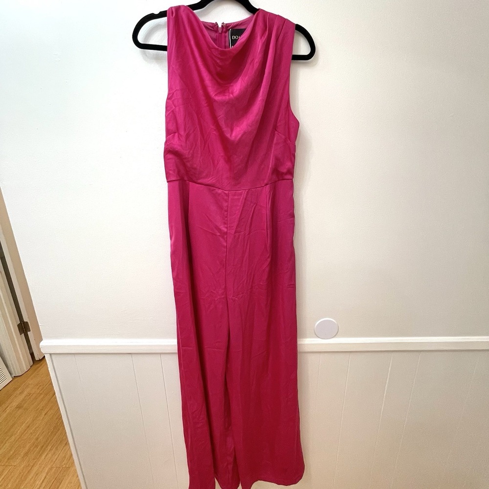 Do + Be NWT Pink Sleeveless Jumpsuit Petal And Pup Size Large - Picture 2 of 12
